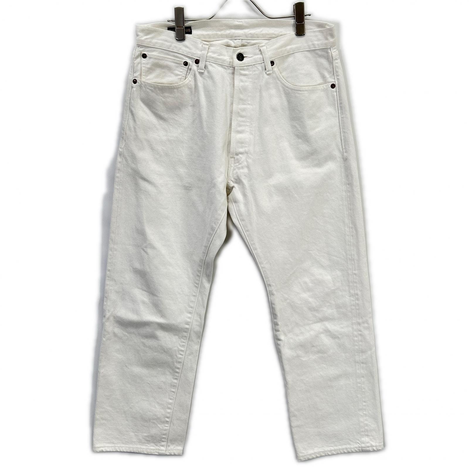 ブルックスブラザーズ HW-2211 5ポケット ホワイト ストレートデニム 34