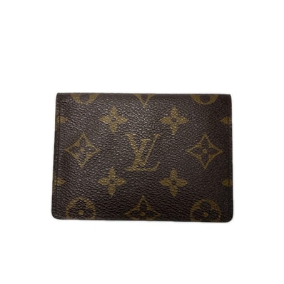 LOUIS VUITTON ルイヴィトン モノグラム ポルト2カルトヴェルティカル M60533 ブラウン パスケース