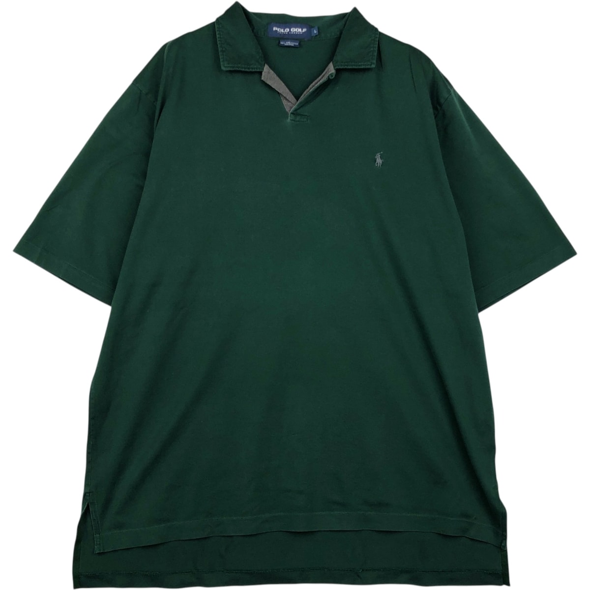 古着 ラルフローレン Ralph Lauren POLO GOLF ポロゴルフ オープンカラー 半袖 ポロシャツ メンズL相当/eaa620816