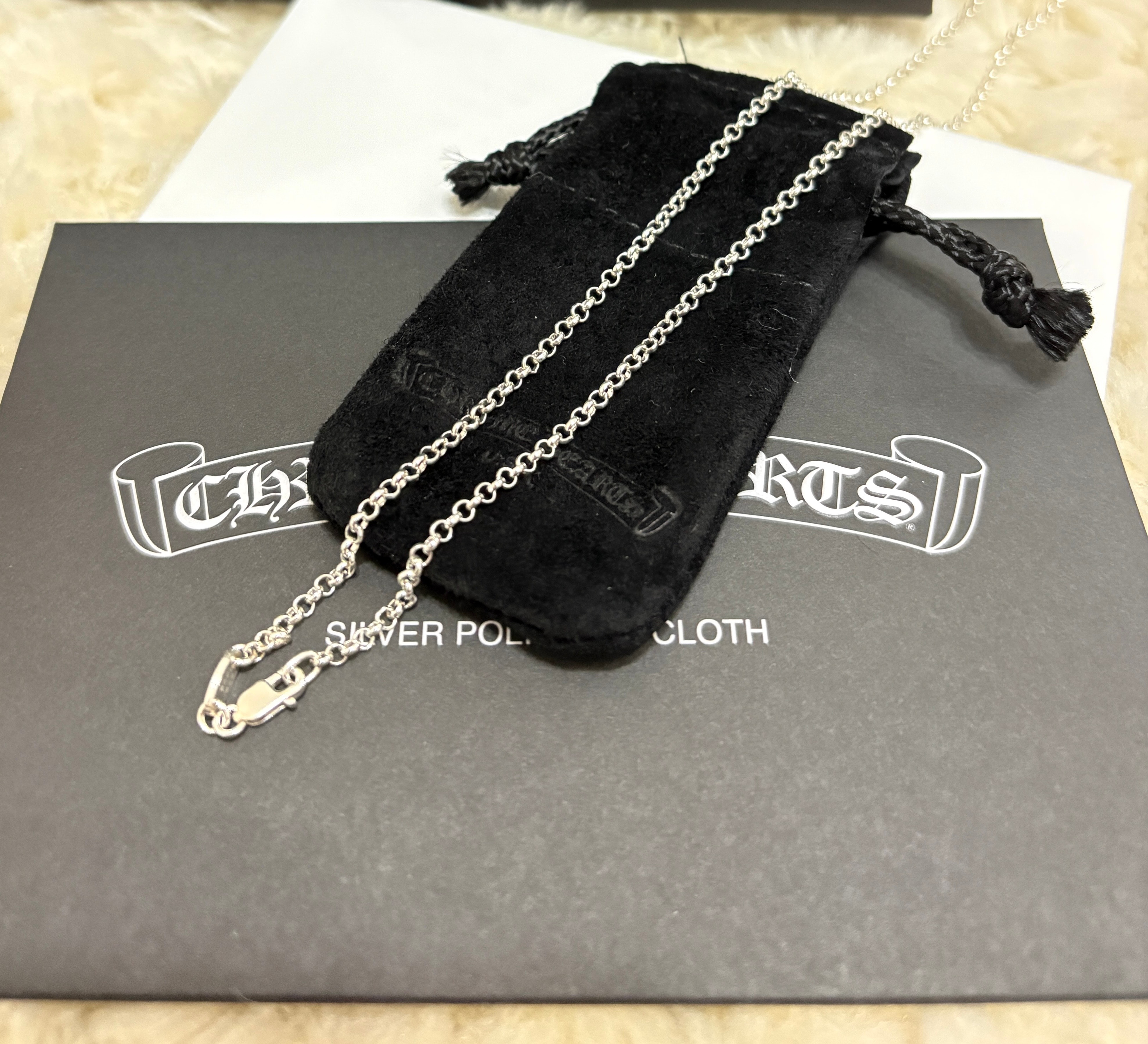 Chrome Hearts Roll Chain Necklace "Silver"