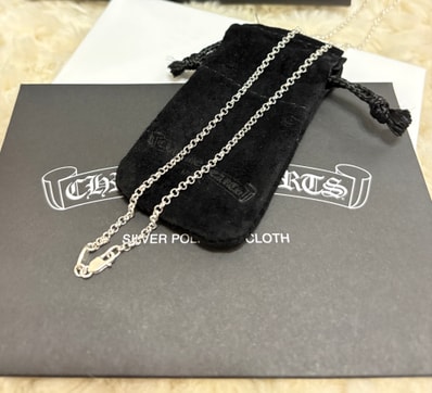 Chrome Hearts Roll Chain Necklace "Silver"