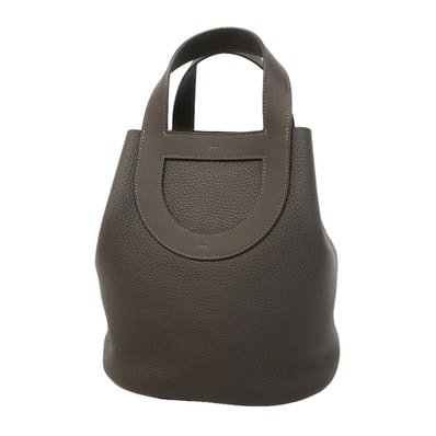 ★SALE【6ie7193】エルメス ハンドバッグ インザループ22 トリヨンクレマンス ベブラン シルバー金具 G刻印【中古】レディース