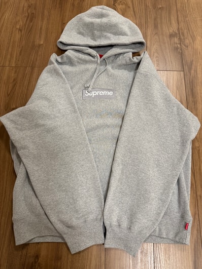 Supreme Box Logo Hooded Sweatshirt "Heather Grey" (24FW)