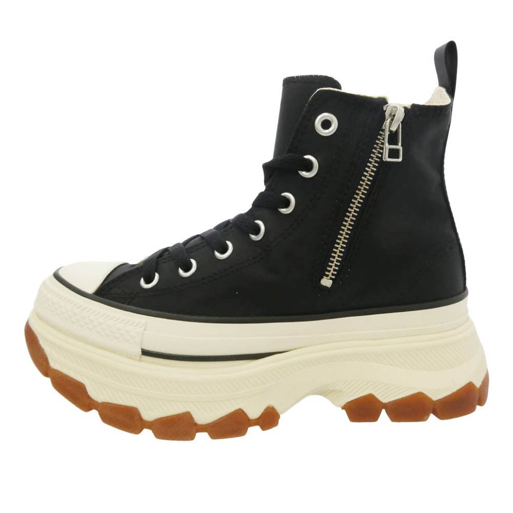 CONVERSE コンバース 1SF084 ALL STAR TREKWAVE NL Z HI オールスター トレックウエーブ ハイカットスニーカー ブラック系 オフホワイト系 23.5cm【極上美品】【中古】