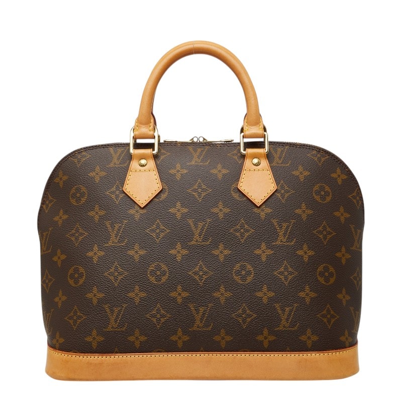 ルイ ヴィトン モノグラム アルマPM 旧型 ハンドバッグ M51130 ブラウン PVC レザー レディース LOUIS VUITTON 【中古】