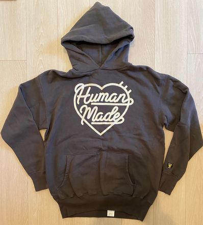 HUMAN MADE Heart Tsuriami Hoodie "Black"