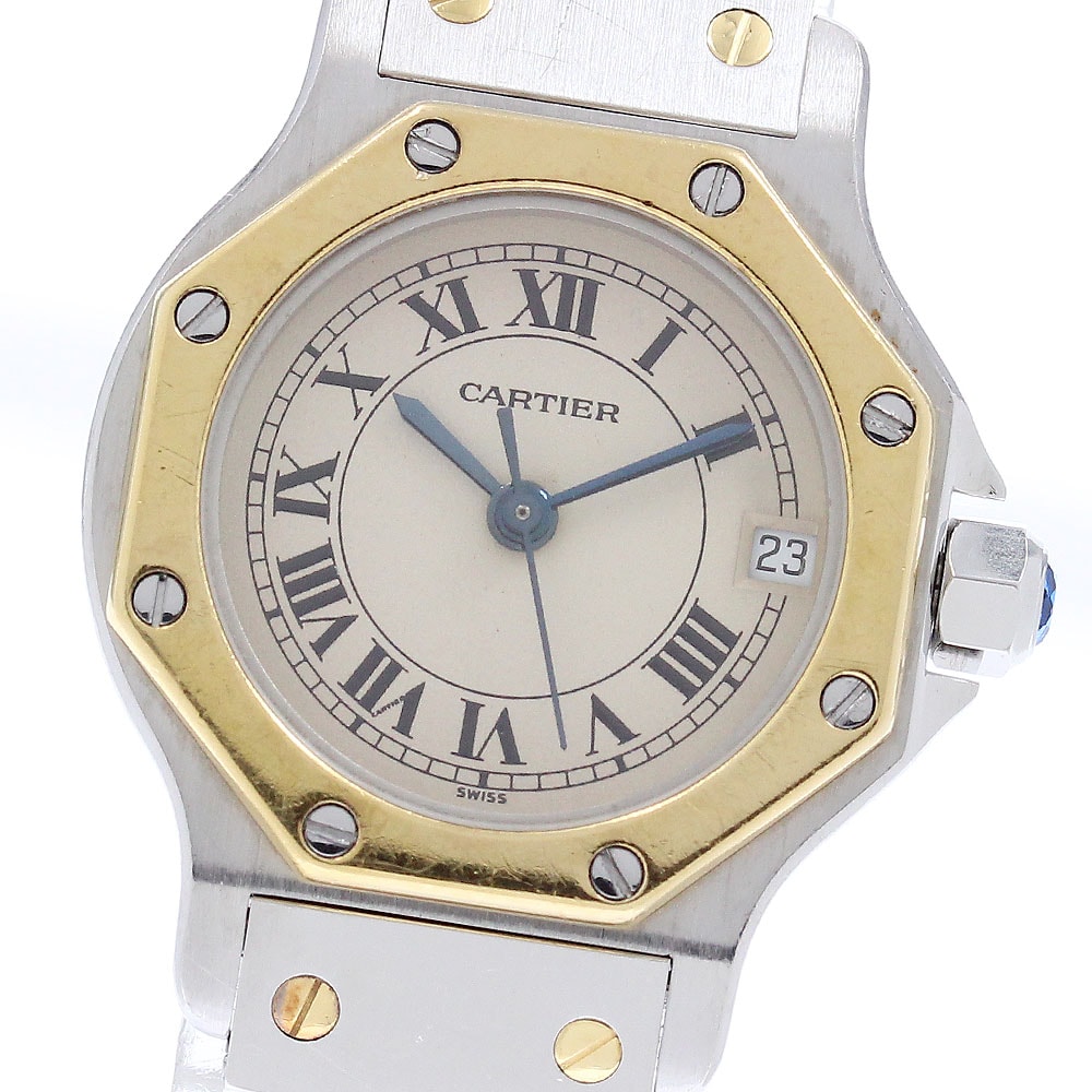 カルティエ サントスオクタゴンSM W2001683 レディース 【中古】