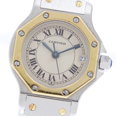 カルティエ サントスオクタゴンSM W2001683 レディース 【中古】