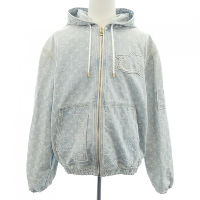 ルイヴィトン LOUIS VUITTON NBAジップスルーフーディ HLA01WUZD デニムジャケット