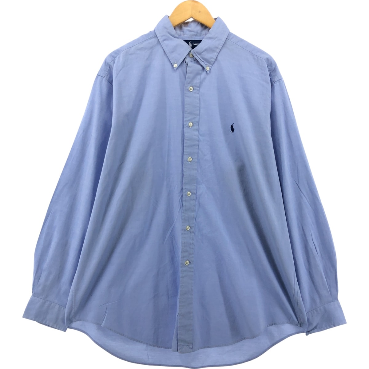 古着 ラルフローレン Ralph Lauren YARMOUTH 長袖 ボタンダウンシャツ メンズL相当/eaa551024