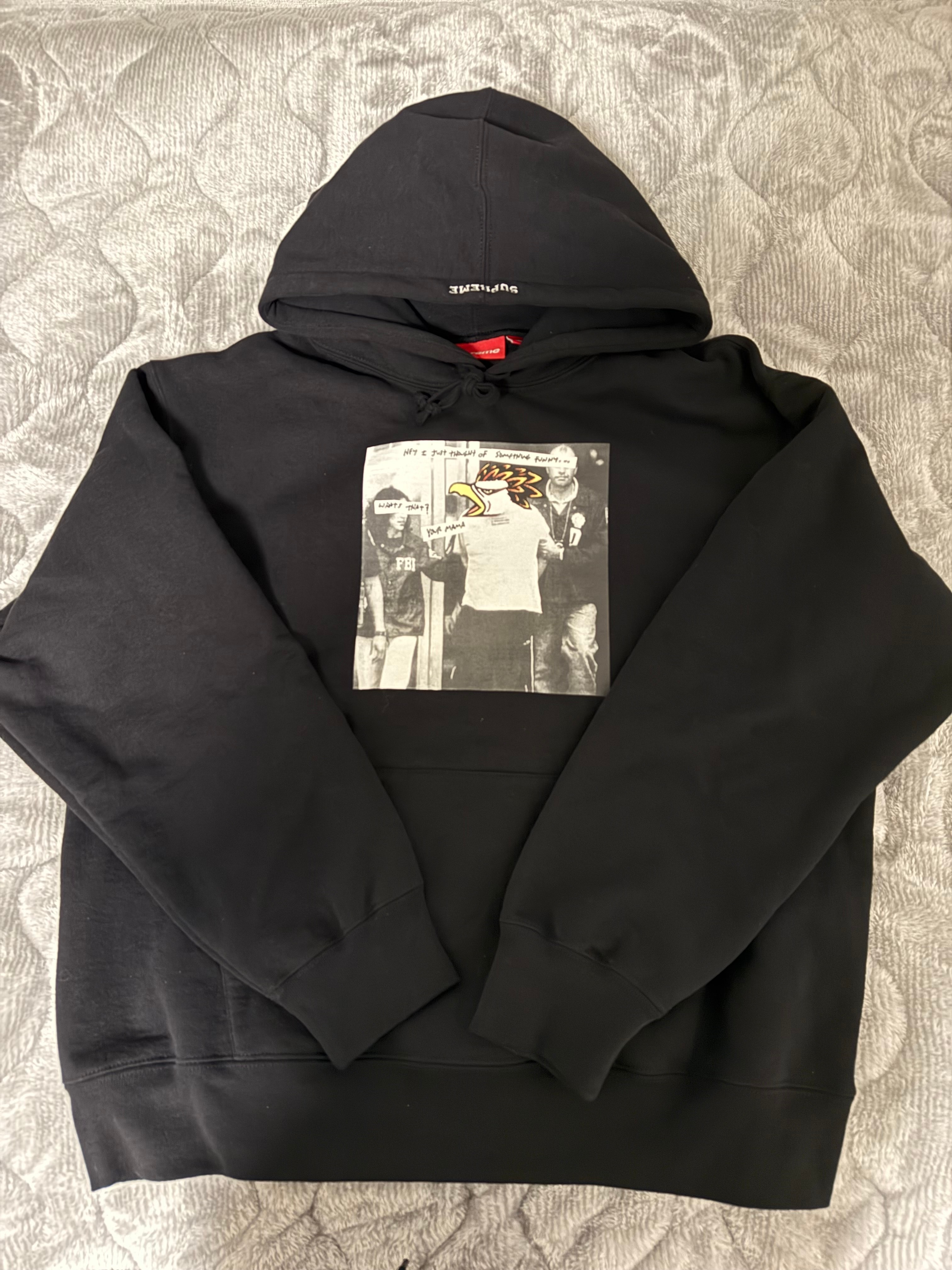 Supreme x ANTIHERO Hooded Sweatshirt "Black"