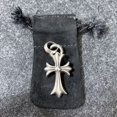 Chrome Hearts CH Cross Pendant Small / Plain Bail "Silver"