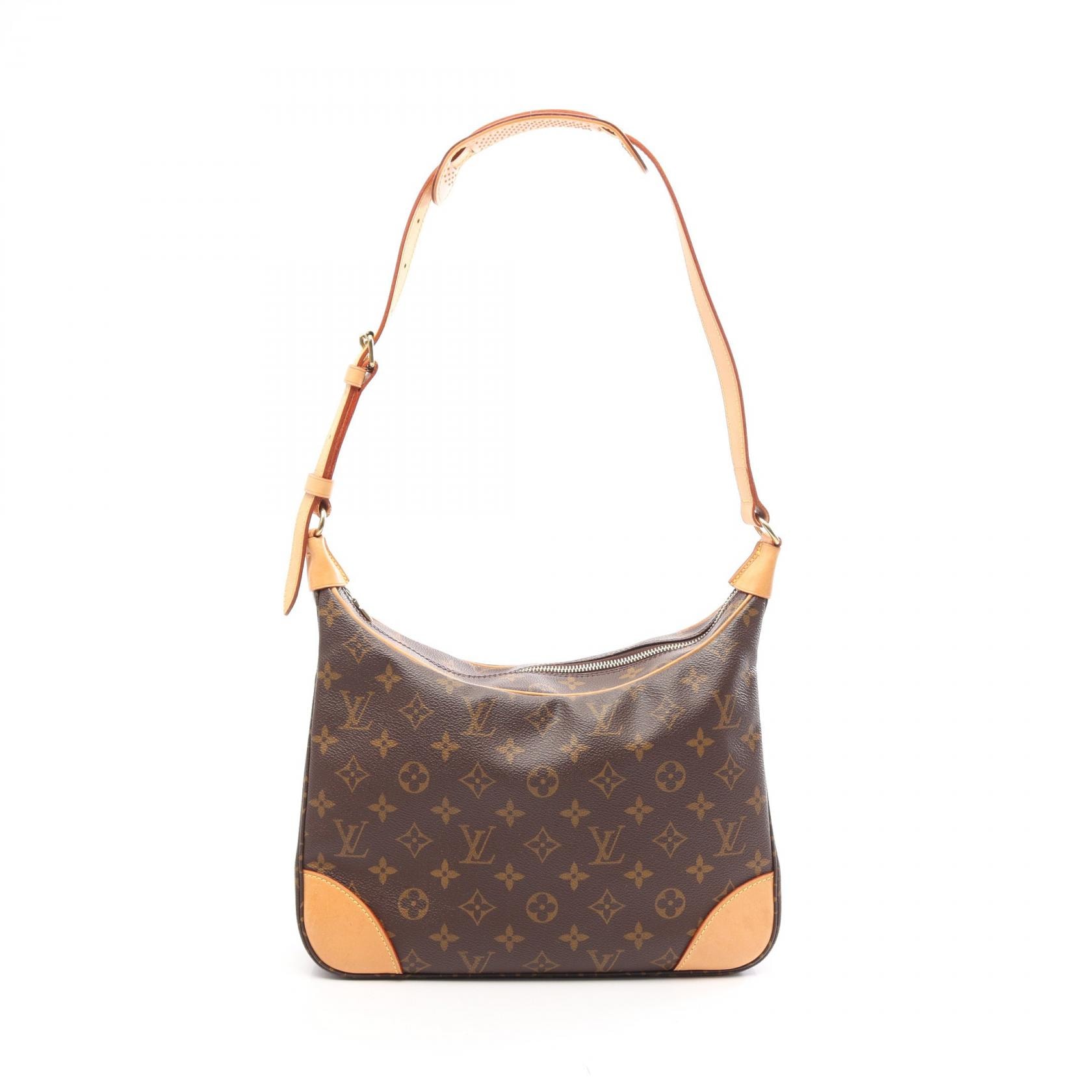ルイ・ヴィトン LOUIS VUITTON ブローニュPM モノグラム ショルダーバッグ バッグ PVCコーティングキャンバス レザー レディース ブラウン系 M51265 【中古】