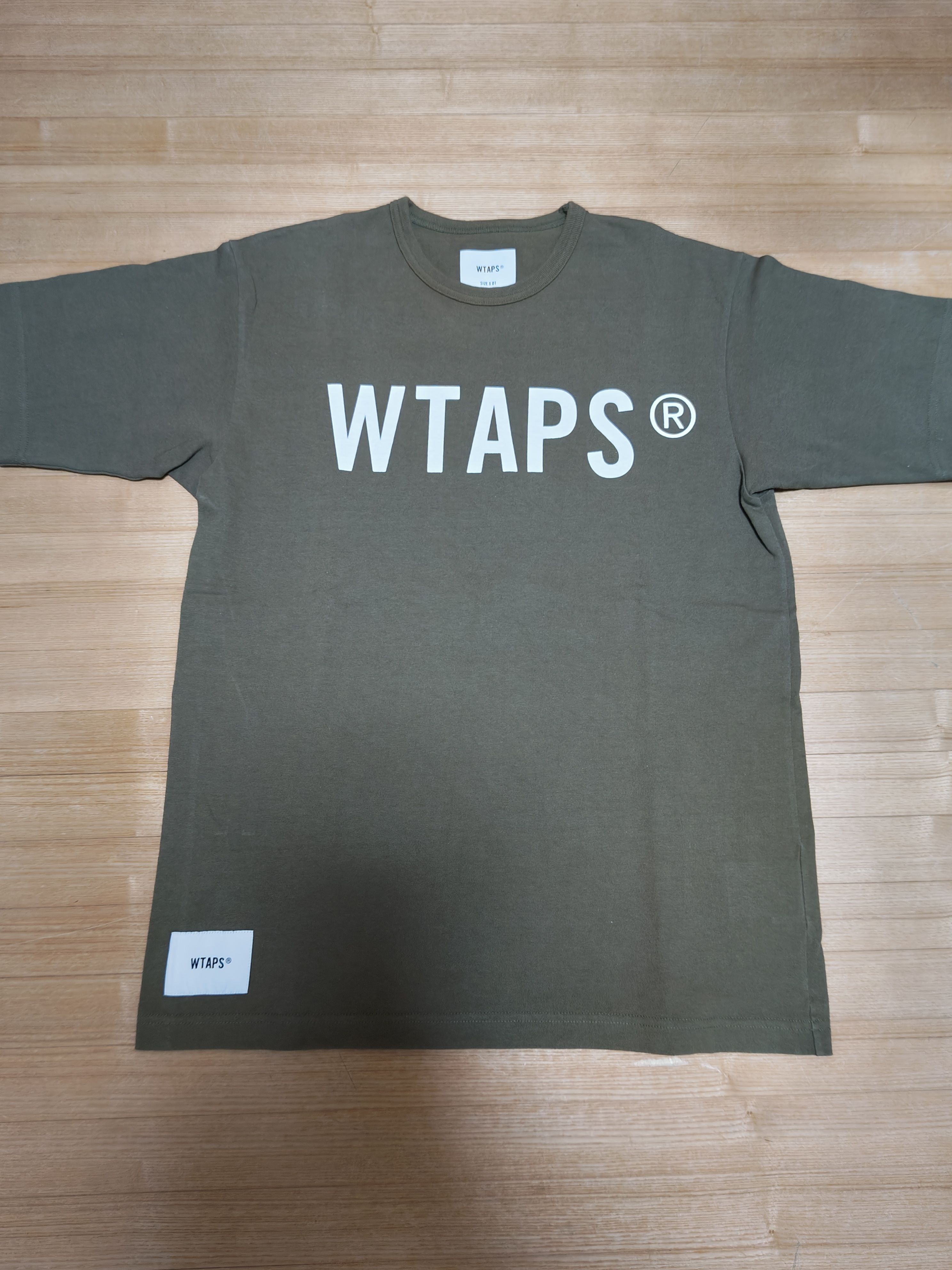 Wtaps Banner SS Cotton "Olive Drab"