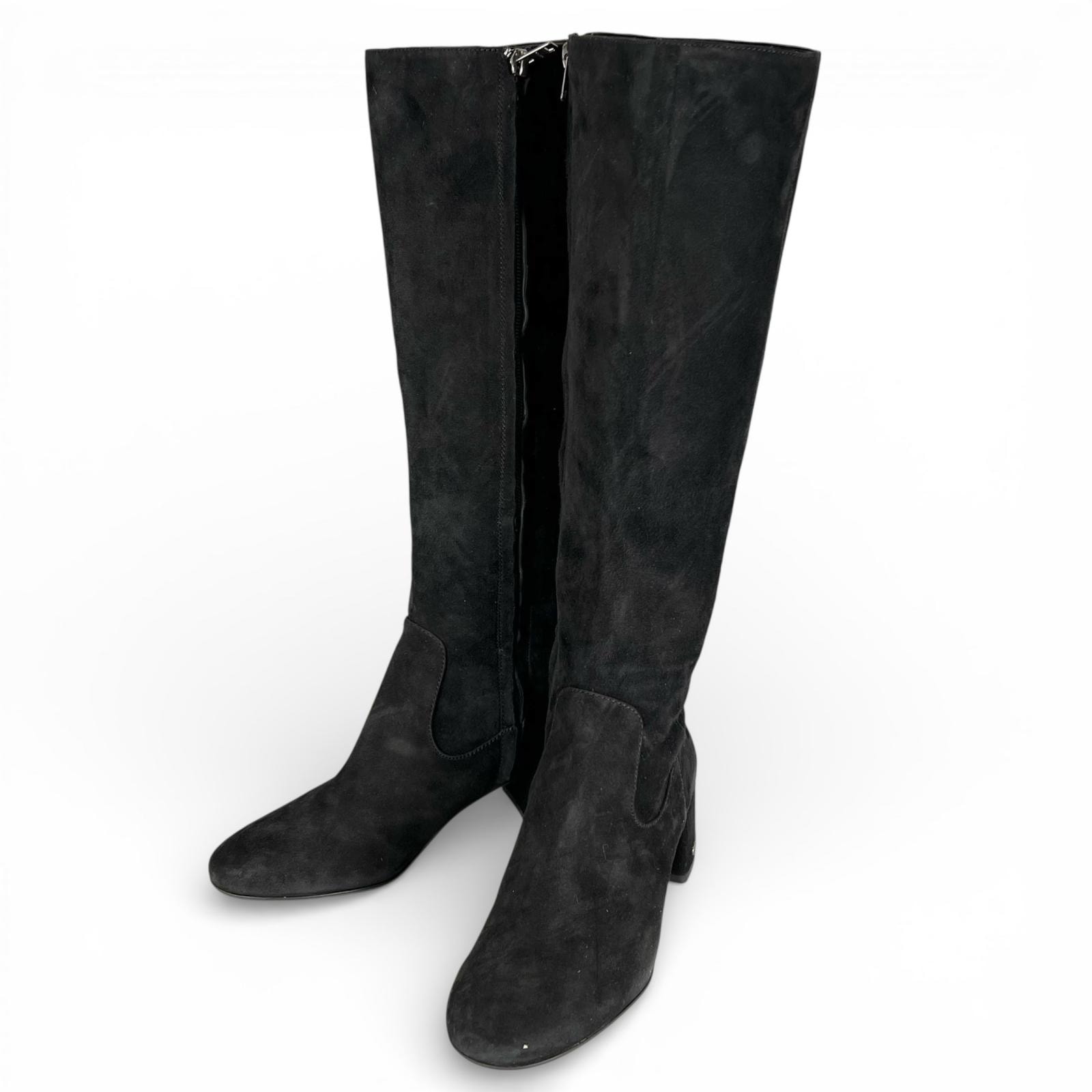 未使用品 コーチ ロングブーツ TONI SDE BOOT ブラック レディース 6.5 FG2912