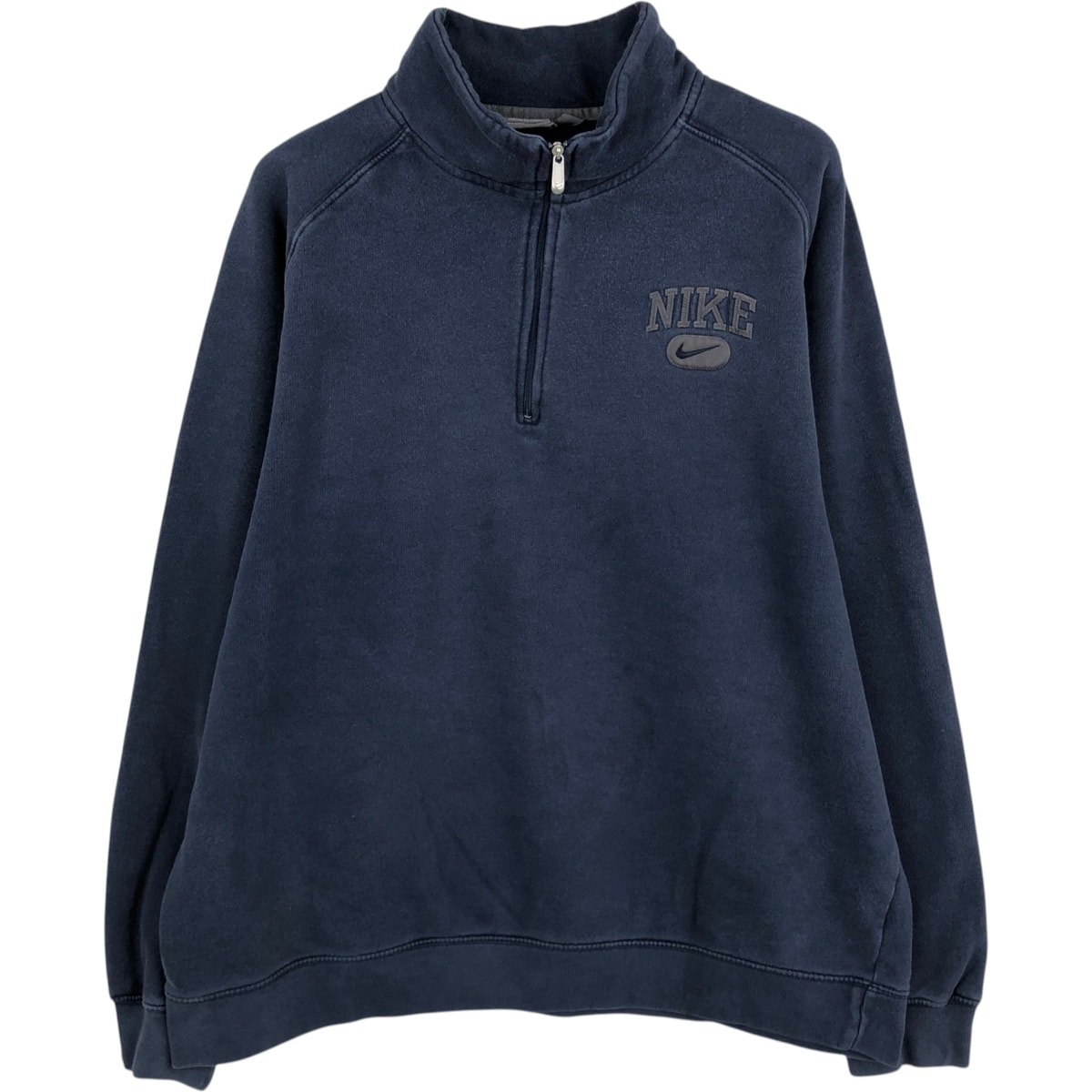 古着 00年代 ナイキ NIKE ハーフジップスウェットシャツ トレーナー メンズXL相当/eaa624364