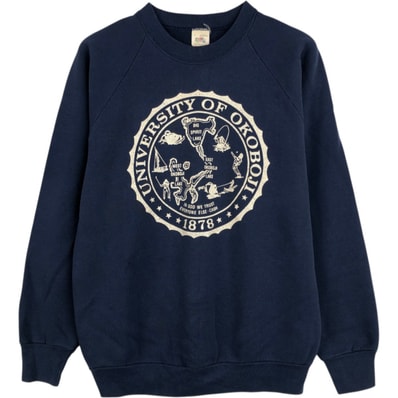 古着 90年代 フルーツオブザルーム FRUIT OF THE LOOM カレッジスウェットシャツ トレーナー USA製 メンズL相当 ヴィンテージ/eaa676227