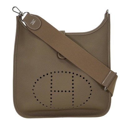 HERMES エルメス ショルダーバッグ エヴリン(エブリン) 29 PM エトープ (エトゥープ) トリヨンクレマンス シルバー金具 G刻印 新品未使用