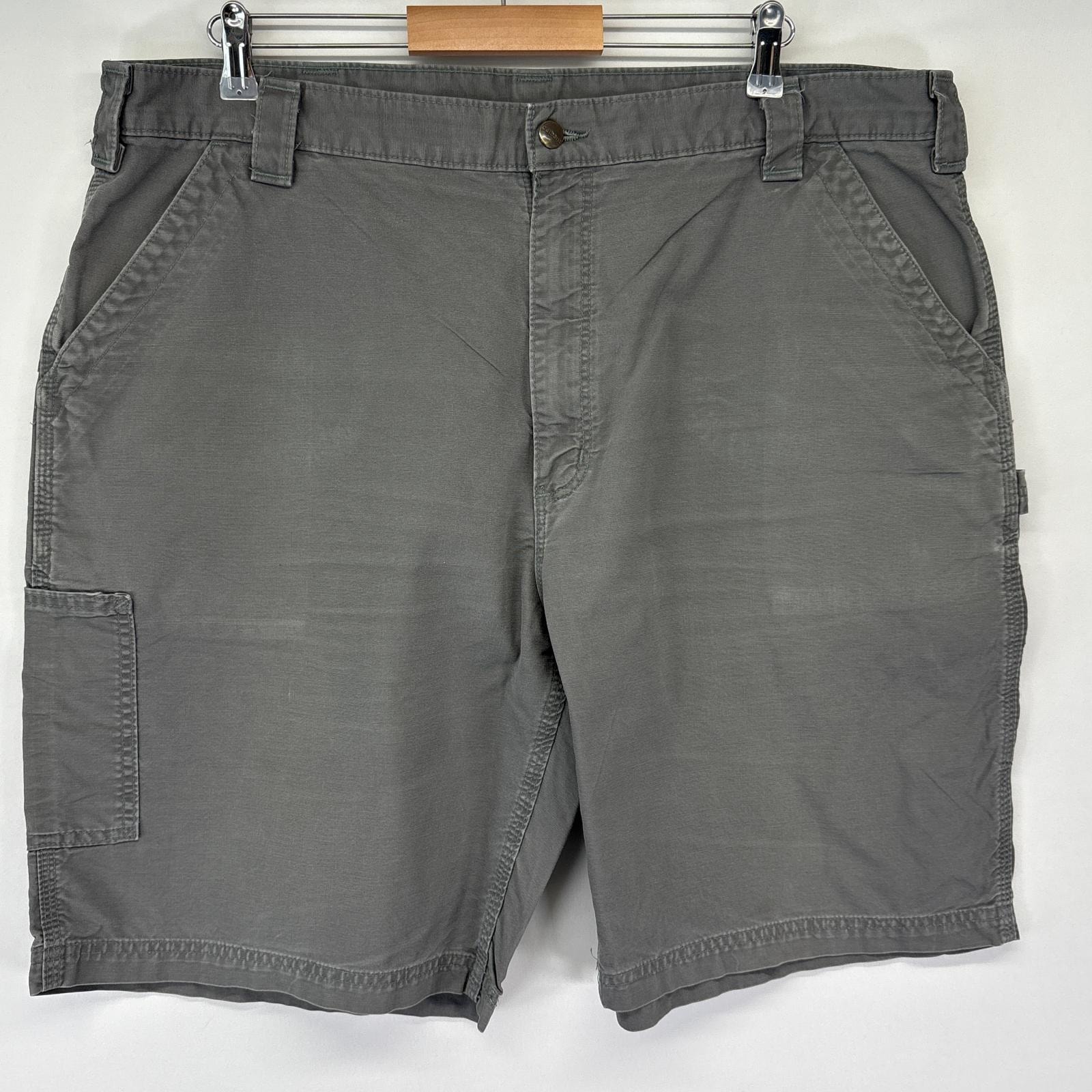 古着 カーハート Carhartt ショートパンツ ダック ペインター ハーフ 半ズボン 短パン 大きいサイズ w42 グレー系 メンズ