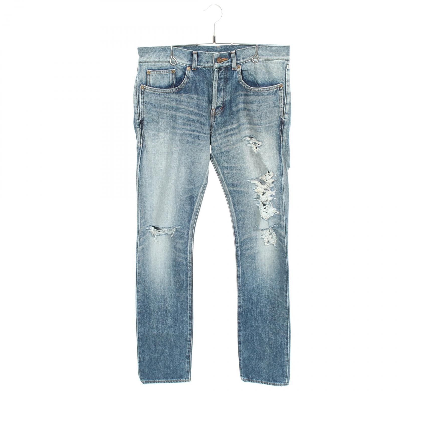 A (未使用に近い)】サンローランパリ SAINT LAURENT PARIS ダメージ