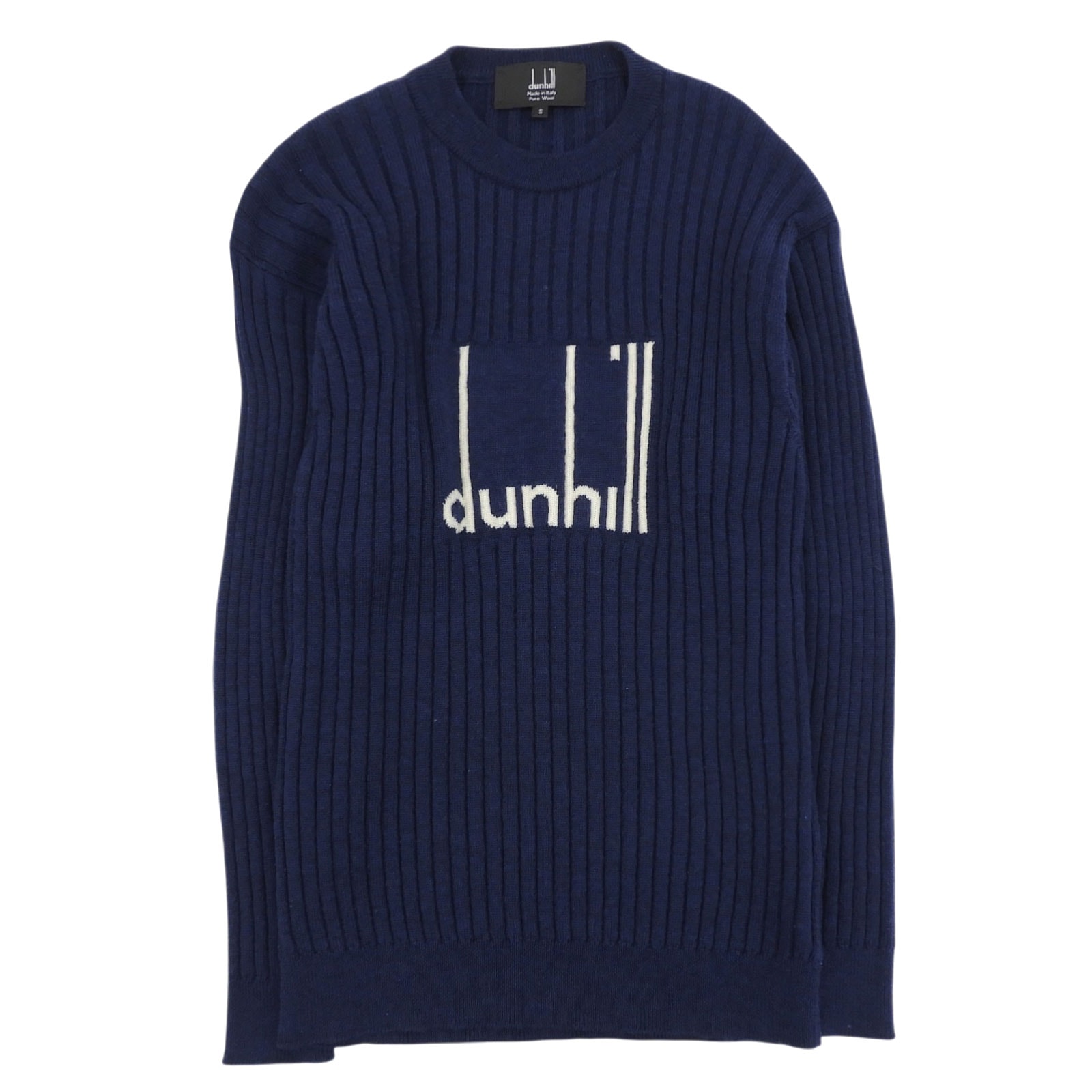 極美品 ダンヒル ニット ネイビー メンズ S