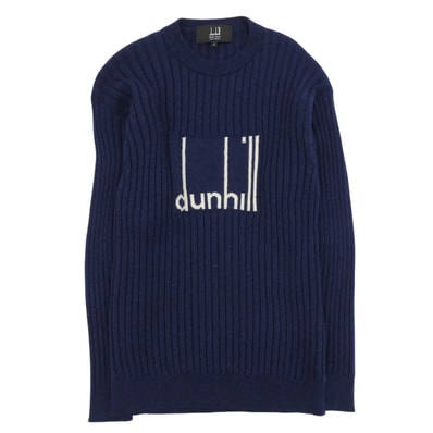 極美品 ダンヒル ニット ネイビー メンズ S