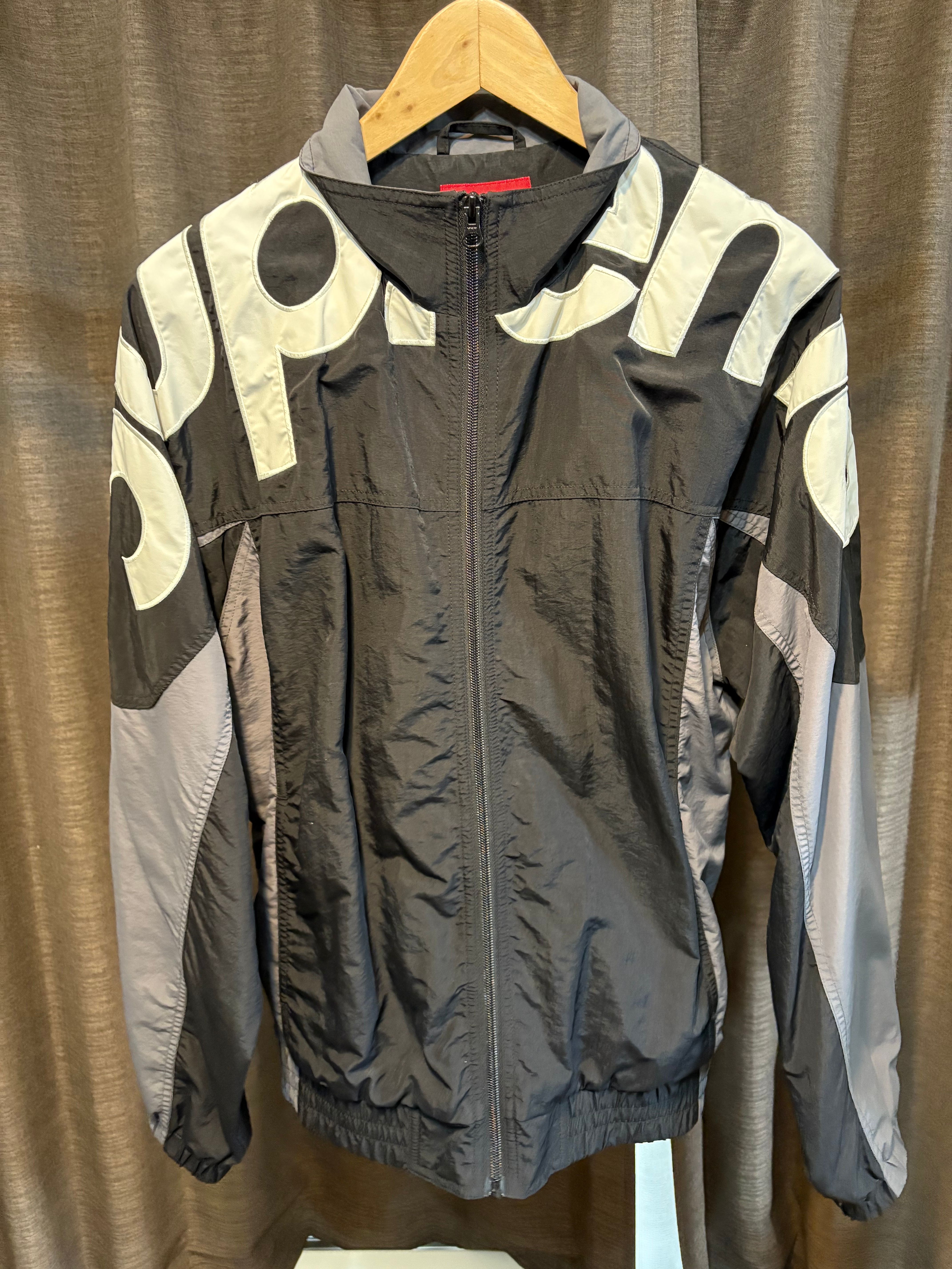 Supreme Shoulder Logo Track Jacket "Black"