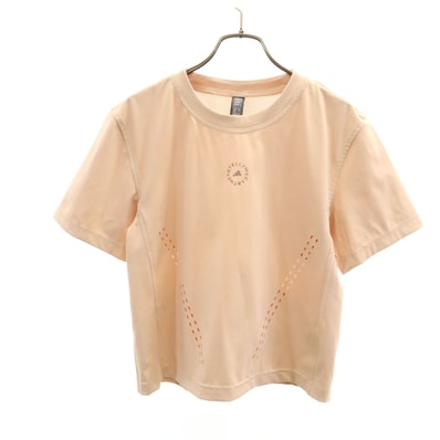 adidas by Stella McCartney アディダスバイステラマッカートニー トレーニング 半袖 ウェア S ペールオレンジ