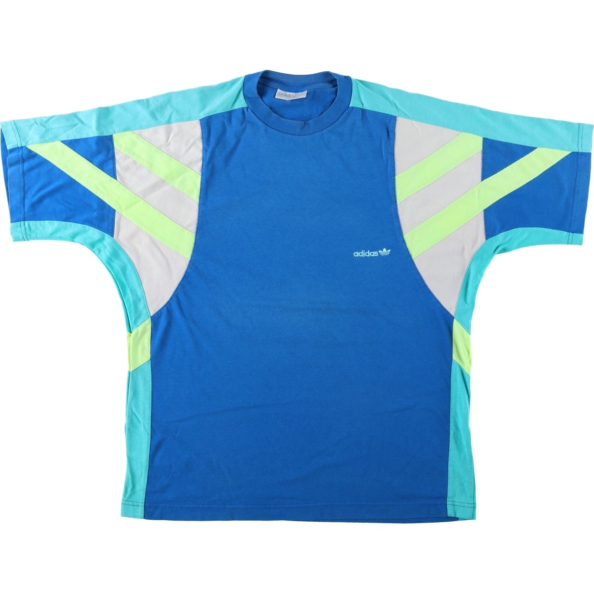 古着 80~90年代 アディダス adidas トレフォイルロゴ ロゴTシャツ メンズL相当 ヴィンテージ/eaa657792