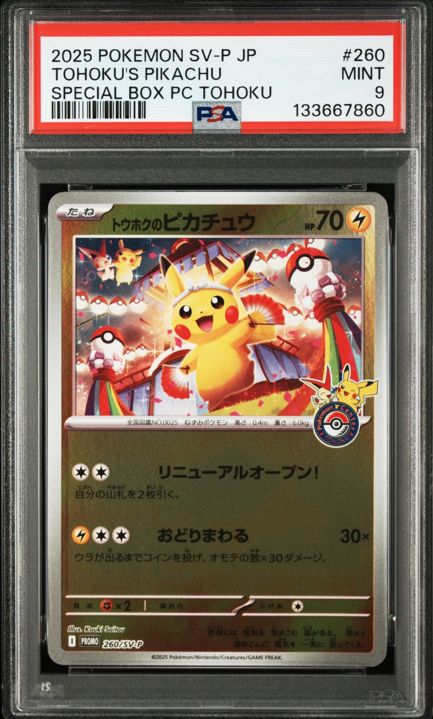 トウホクのピカチュウ極美品 トウホクのピカチュウ - メルカリ