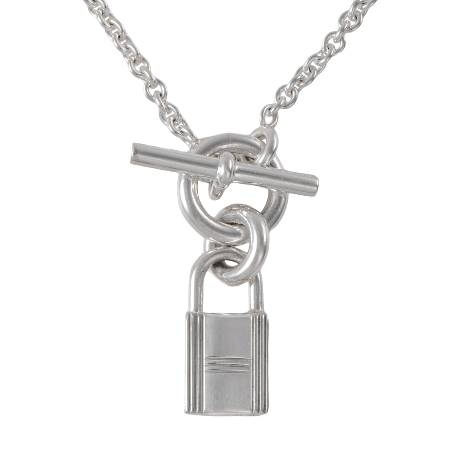 HERMES エルメス アミュレット カデナケリー ネックレス ペンダント シルバー925 シルバー【中古】