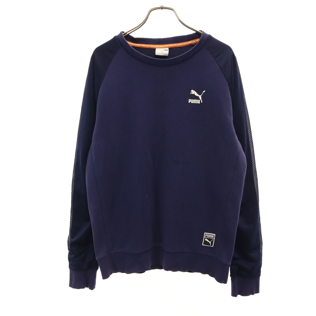 PUMA プーマ 長袖 スウェット トレーナー M ネイビー