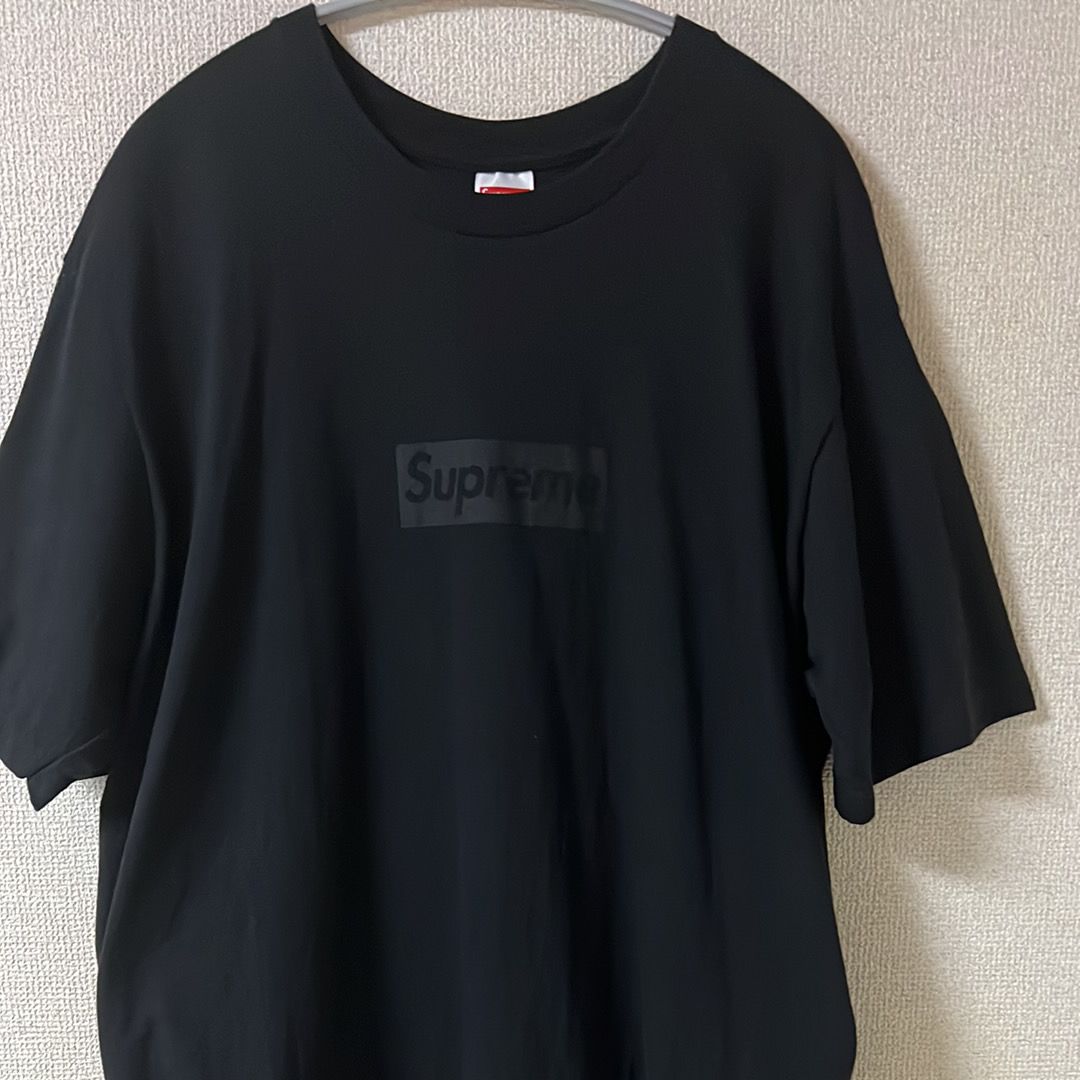 Supreme Tonal Box Logo Tee "Black"