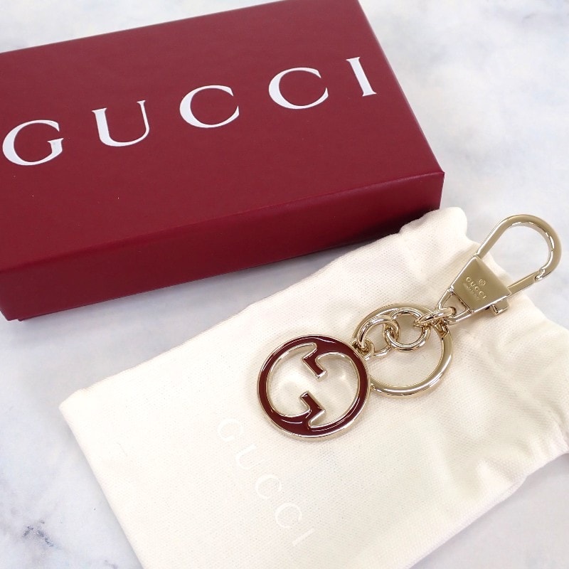 B (目立った傷や汚れなし)】グッチ GUCCI ブロンディキーチェーン