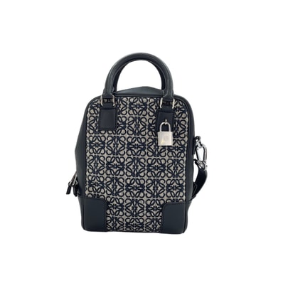 ディオール Dior キャンバス, レザー 2WAYアマソナ15 ハンドバッグ【中古】