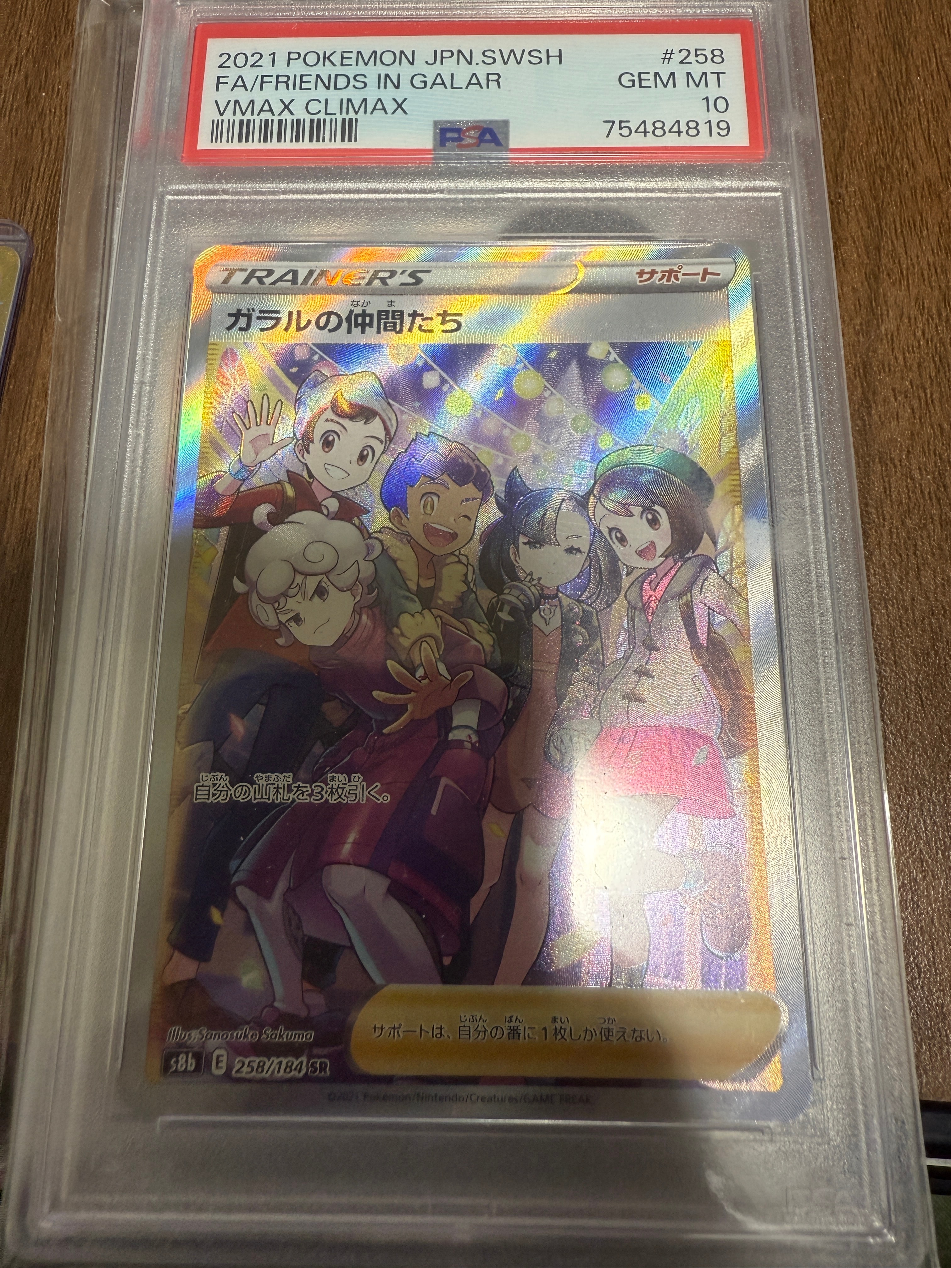 ガラルの仲間たち SR[S8b 258/184](ハイクラスパック「VMAXクライマックス」)