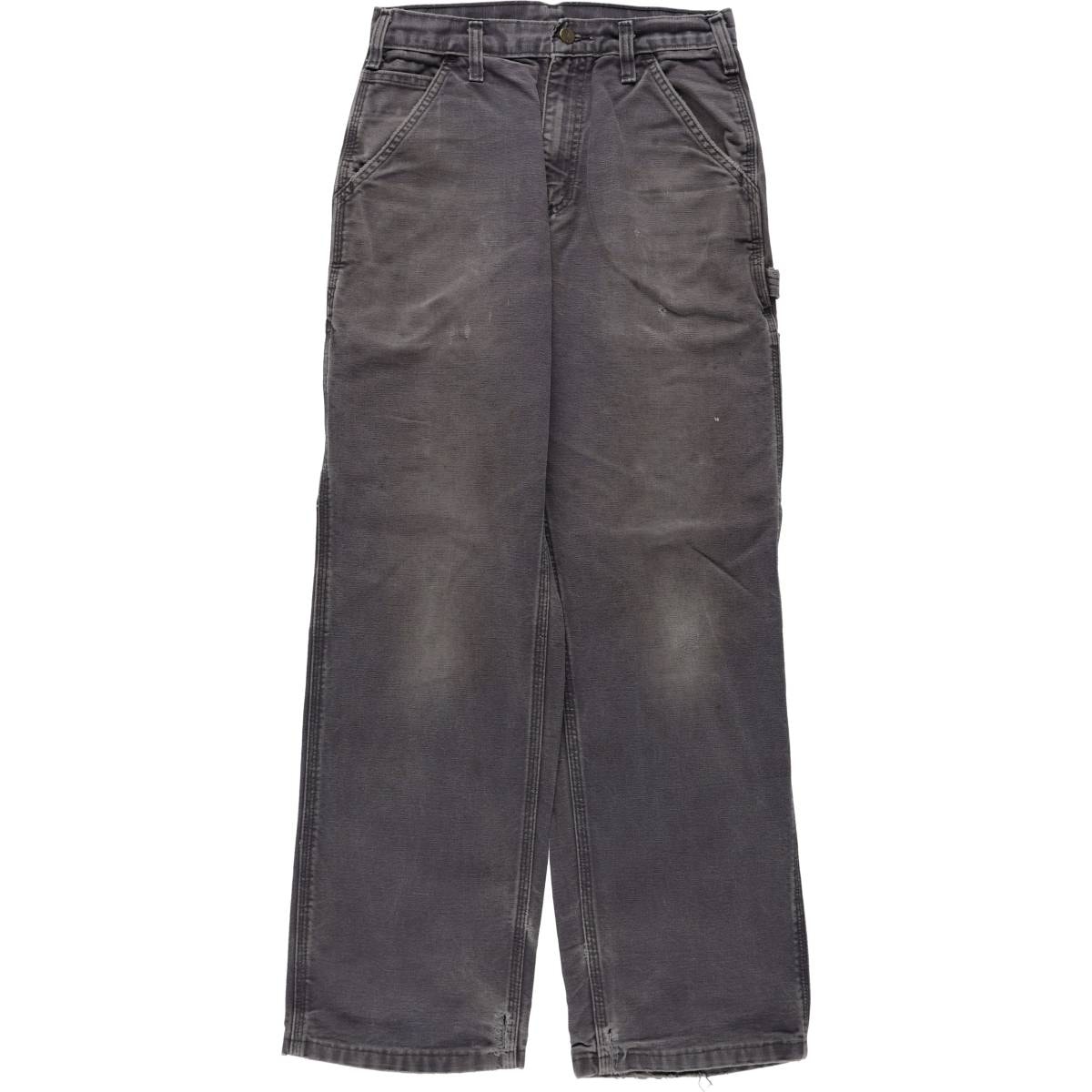 古着 カーハート Carhartt B11 PTB Dungaree Fit ダック ペインターパンツ レディースL(w28)相当/eaa678236