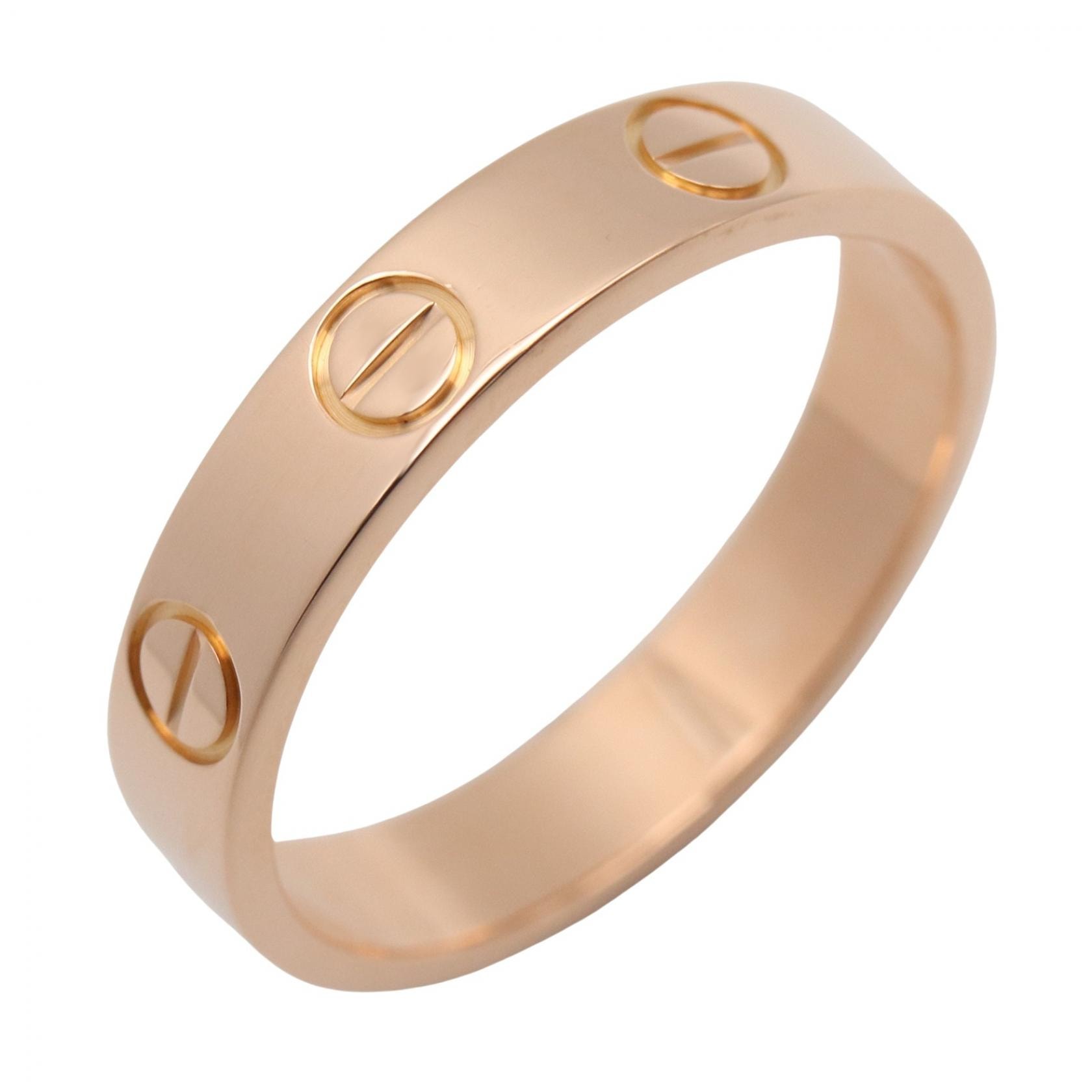 カルティエ CARTIER ミニラブリング リング・指輪 ジュエリー K18PG(ピンクゴールド) メンズ レディース ゴールド系 B4085200 【中古】
