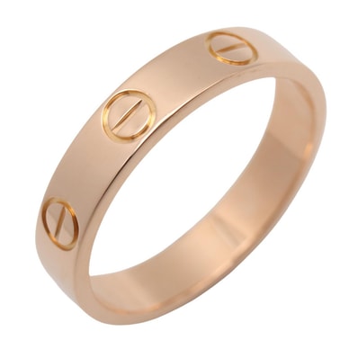 カルティエ CARTIER ミニラブリング リング・指輪 ジュエリー K18PG(ピンクゴールド) メンズ レディース ゴールド系 B4085200 【中古】