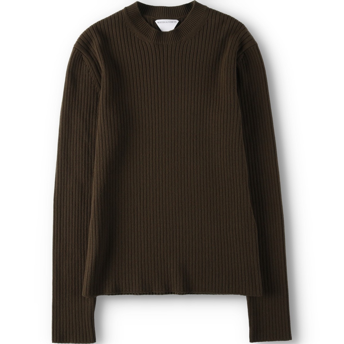 古着 ボッテガヴェネタ BOTTEGA VENETA リブ編み カシミア混 ウールニットセーター イタリア製 メンズXS相当/yaa000490