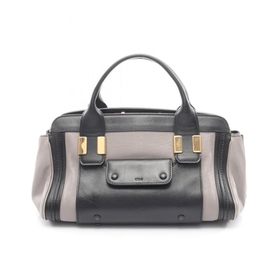 クロエ Chloe ALICE アリス ハンドバッグ バッグ レザー レディース グレー系 / ブラック系 【中古】