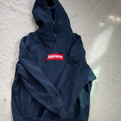 Supreme Box Logo Hooded Sweatshirt "Navy" (24FW)