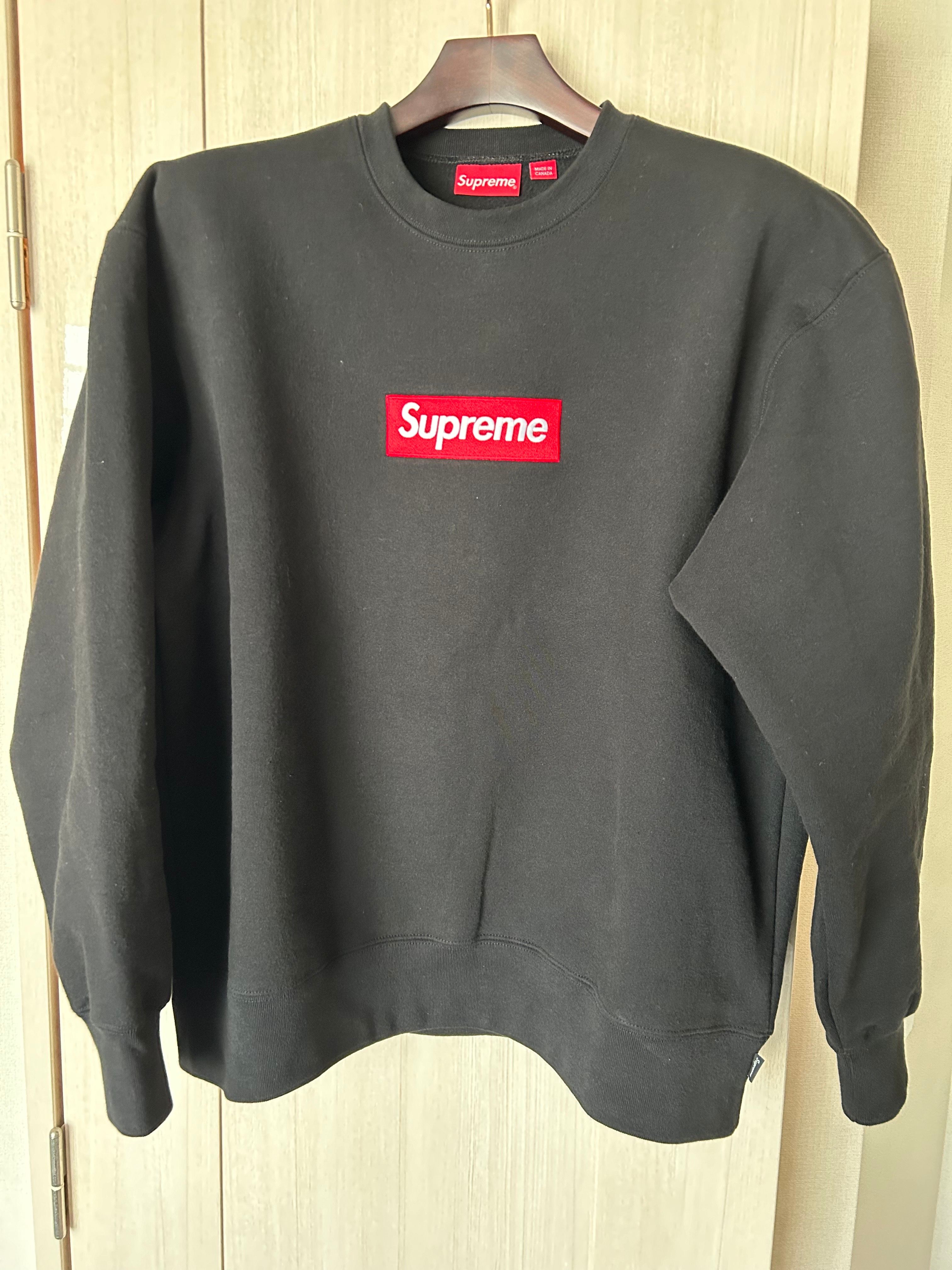 Supreme Box Logo Crewneck "Black" (22FW)