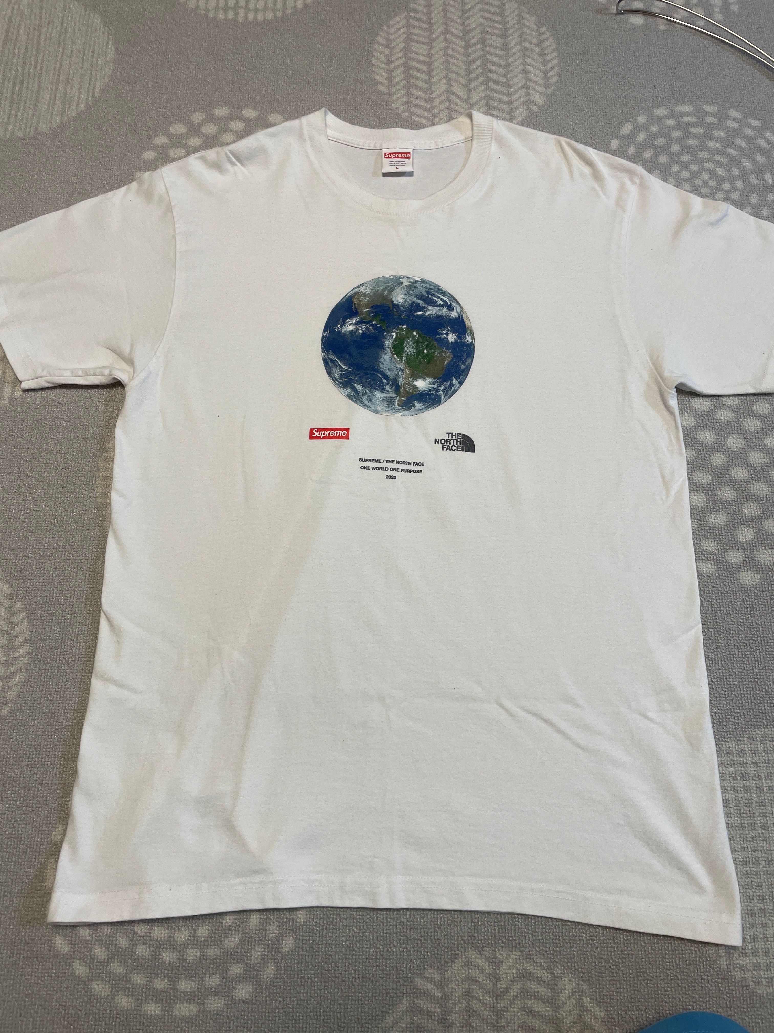 Supreme x The North Face One World Tee "White"
