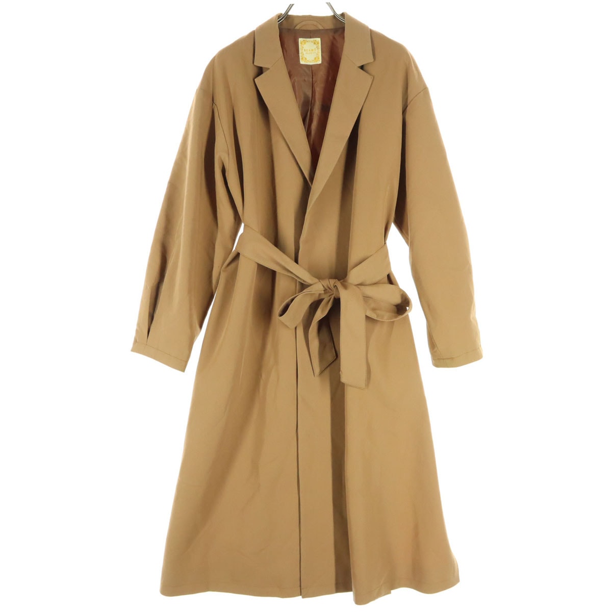 美品 BEAMS HEART ビームスハート 長袖 スプリングコート ブラウン