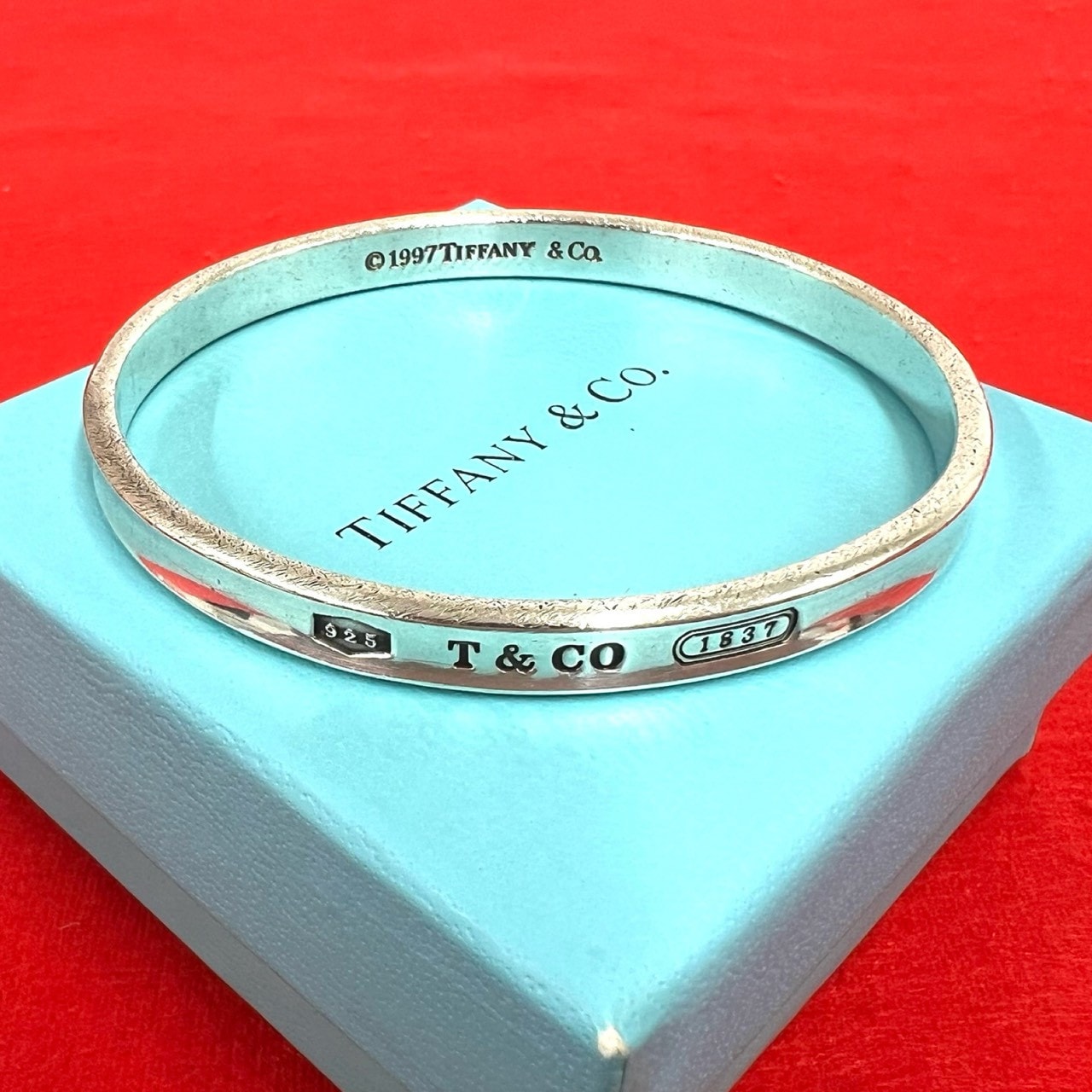 TIFFANY&Co. ティファニー ナロー バングル シルバー925 バングル シルバー
 12027