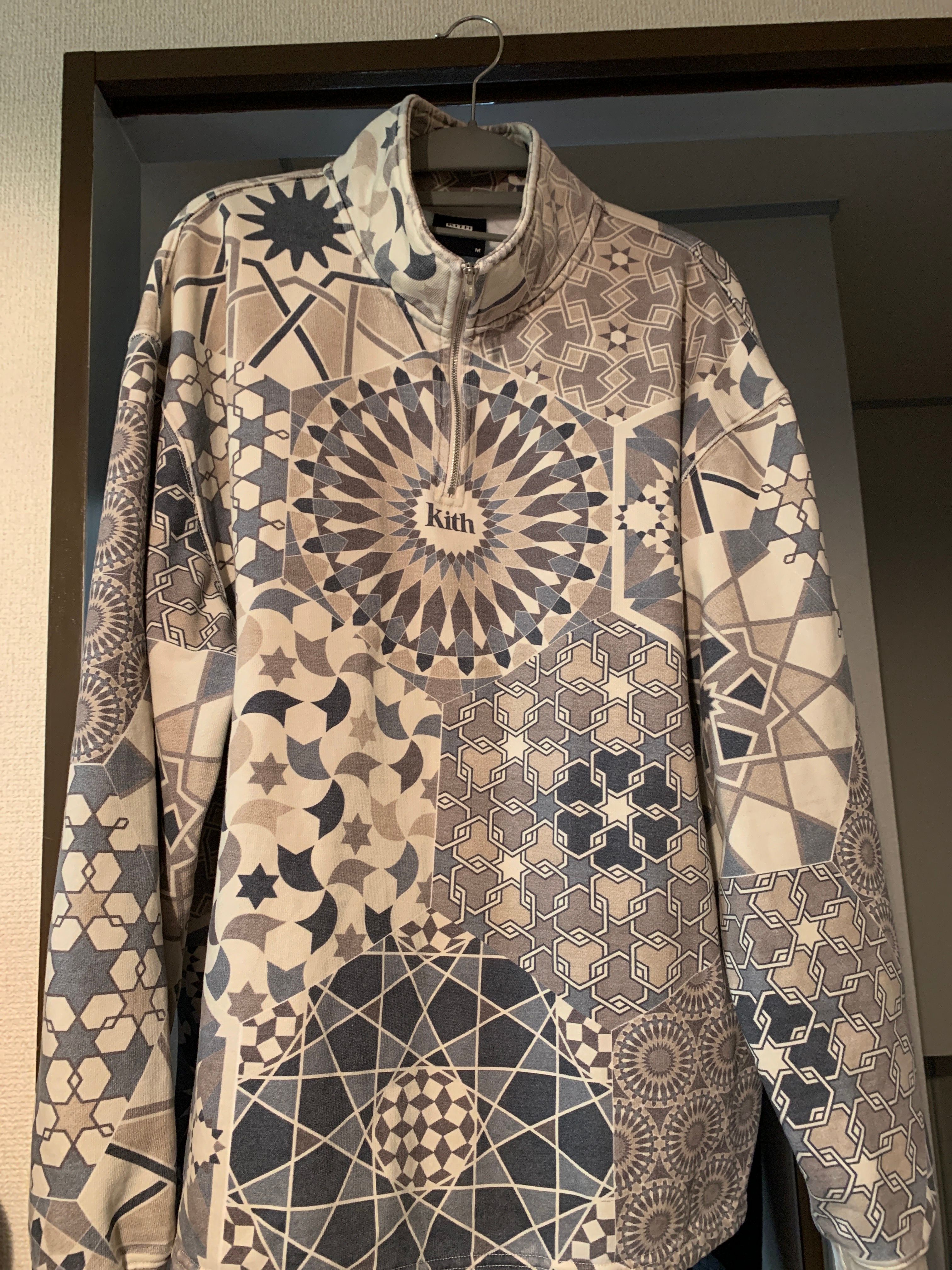 KITH Moccan Tile モロッカンタイル　フーディ Kith Moroccan Tile Quarter Zip 