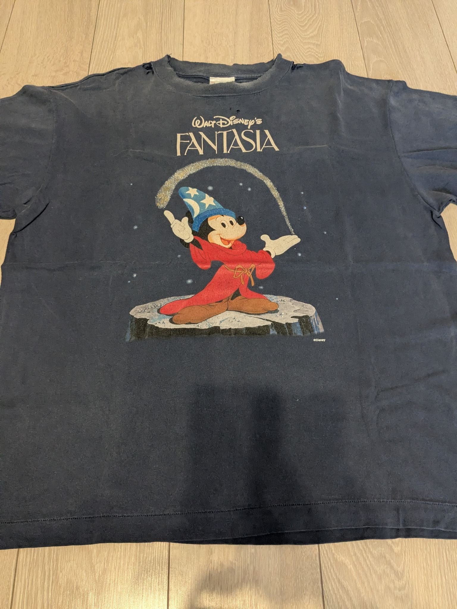 SAINT Mxxxxxx x Disney FANTASIA DNF SS Tee "Navy"