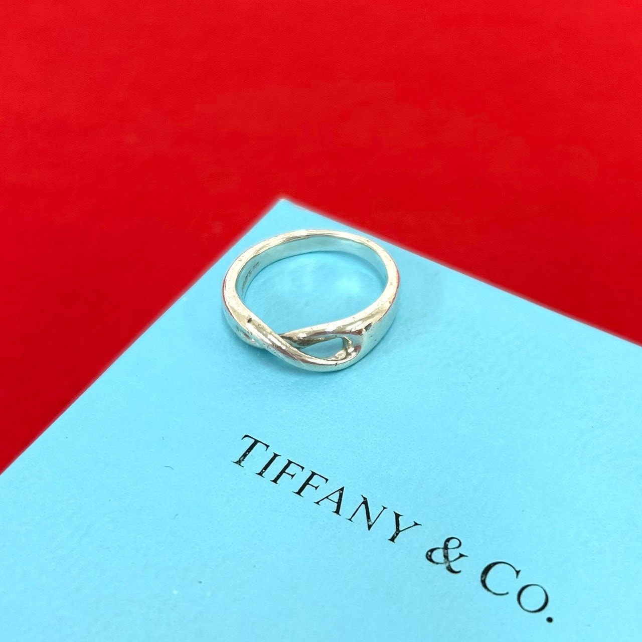 TIFFANY&Co. ティファニー インフィニティ リング シルバー925 リング・指輪 13号 シルバー
 465-2