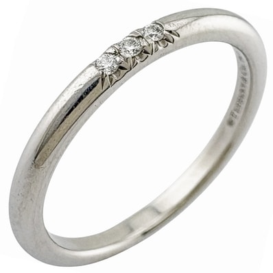 ティファニー フォーエバーウェディング リング 指輪 11号 Pt950プラチナ ダイヤモンド レディース TIFFANY&Co. 中古